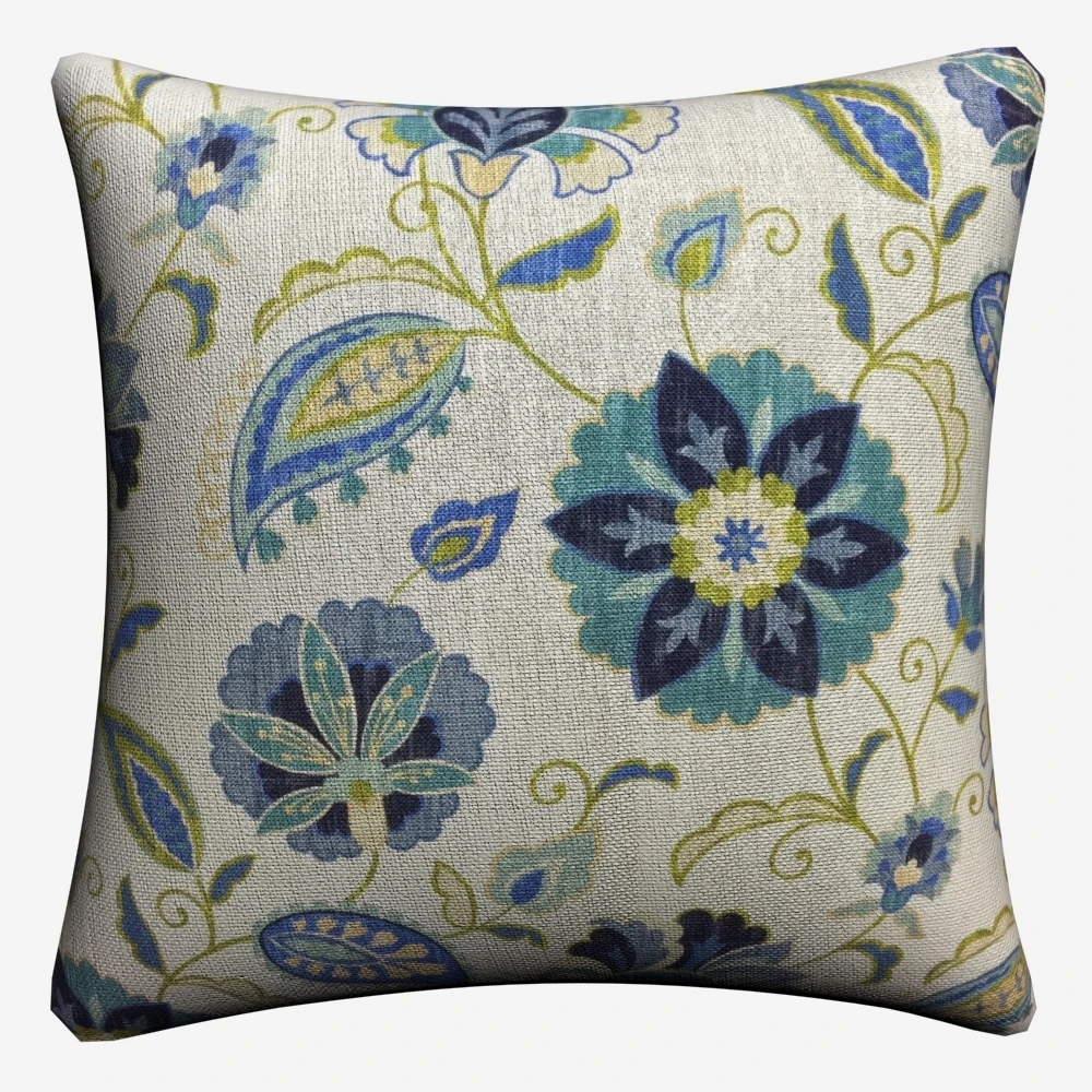 Provence France Flowers Psychedelic Decorative Cotton Linen Cushion Cover 45x45 cm For Sofa Chair Pillowcase Home Decor Almofada | Дом и сад