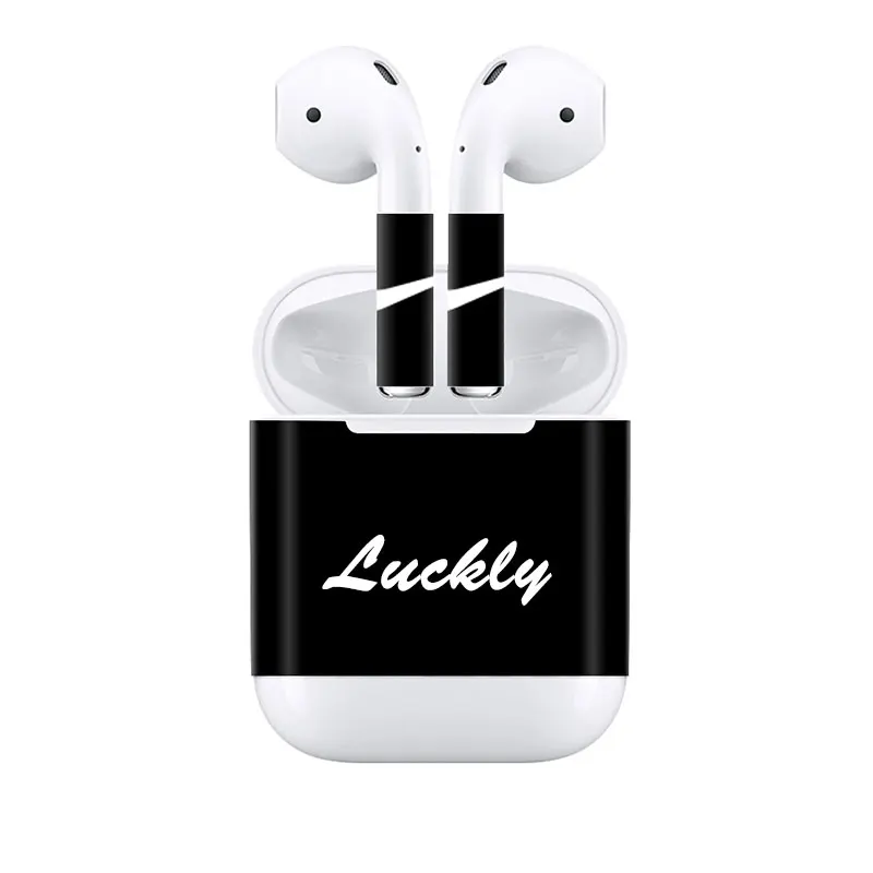 Крутая индивидуальная наклейка DIY для airpods защитит кожу iPhone Беспроводная bluetooth