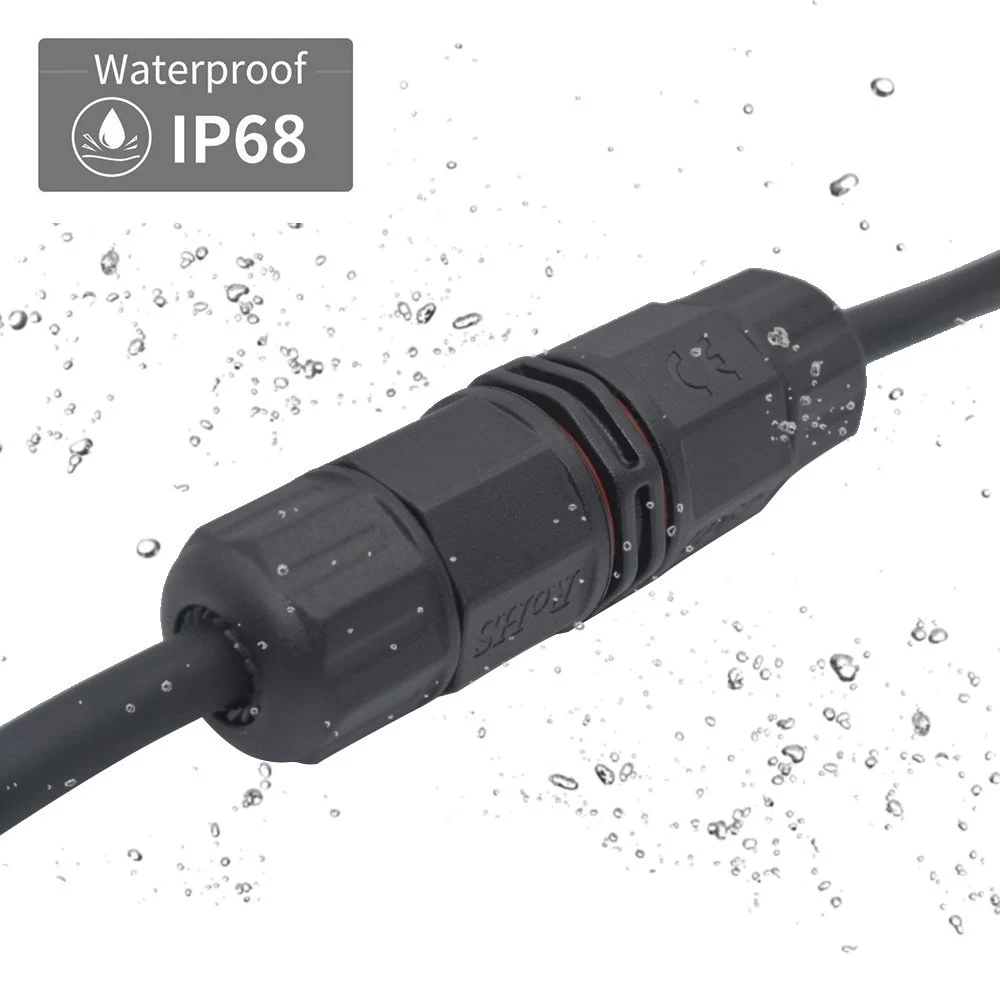 Электрические провода герметичный Retardant распределительная Коробки 3 штифтов