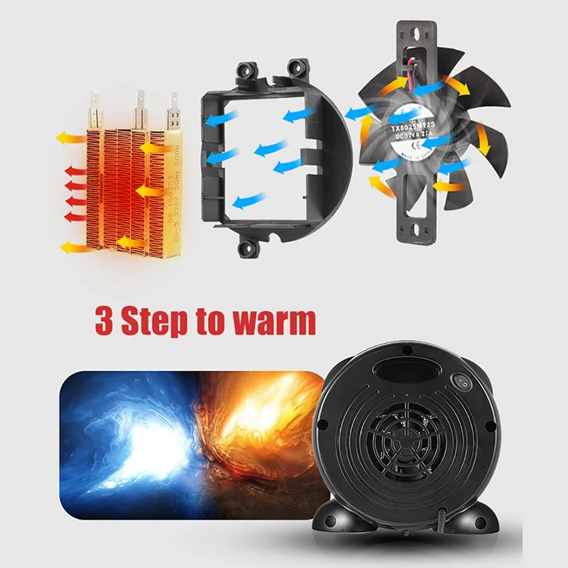 Новый мини электрический настольный теплтепловентилятор портативный