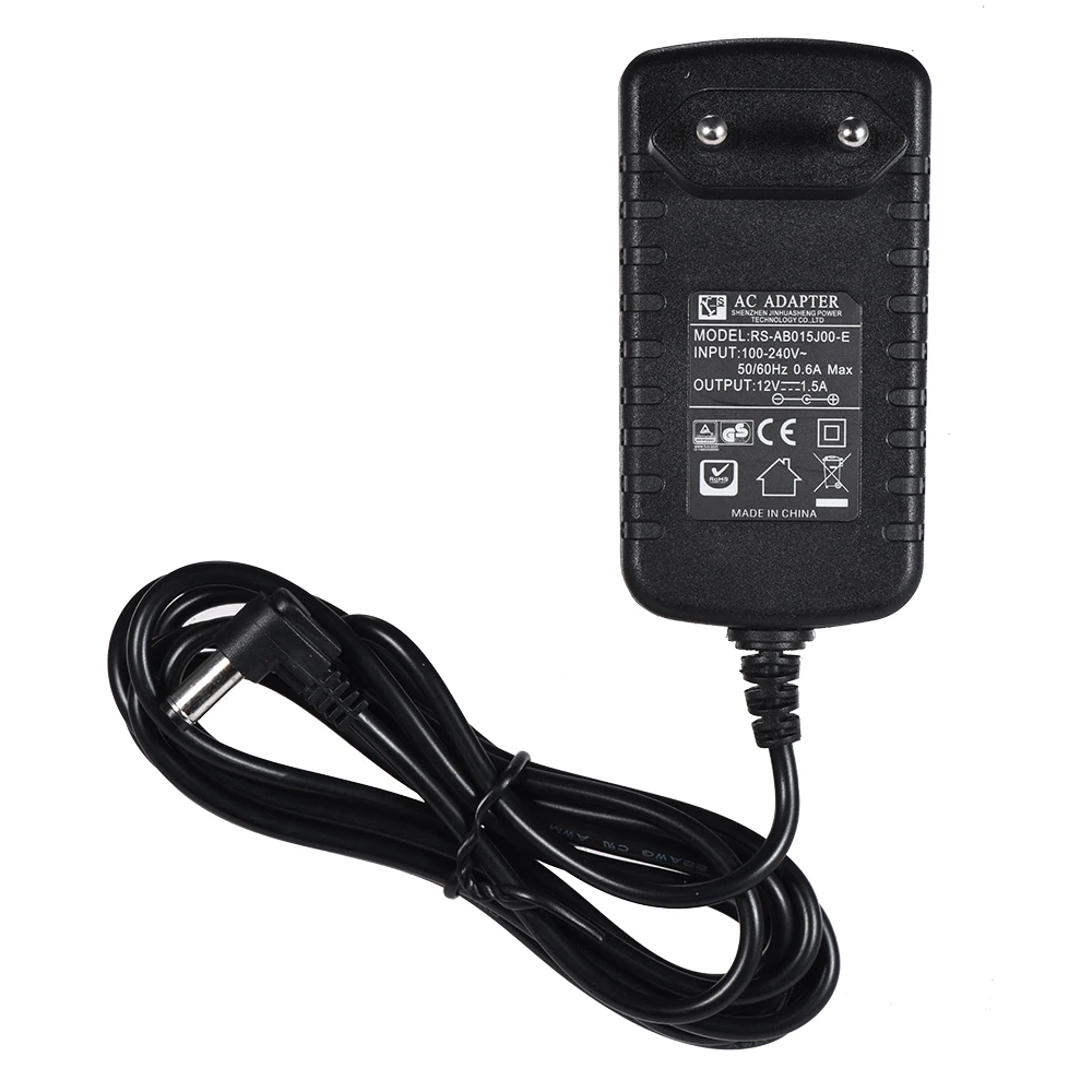 12V 1.5A AC адаптер питания для Viltrox L116T L116B L132T L132B VL 162T LED Видео Освещение зарядное