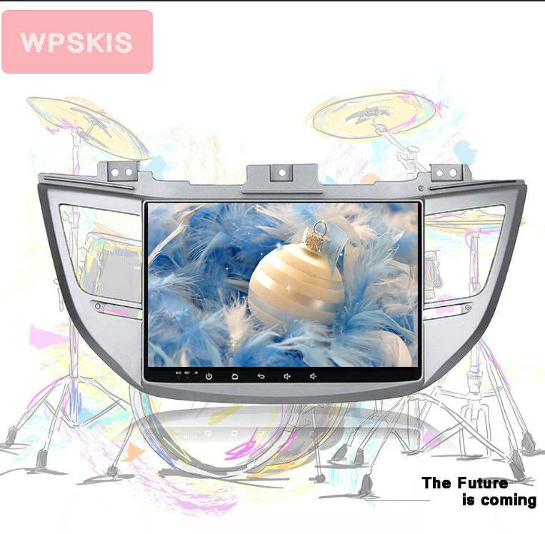 Android 8 1 2 Дин Радио стерео для 2015 2016 2017 2018 HYUNDAI Tucson автомобильный DVD GPS плеер с 6G