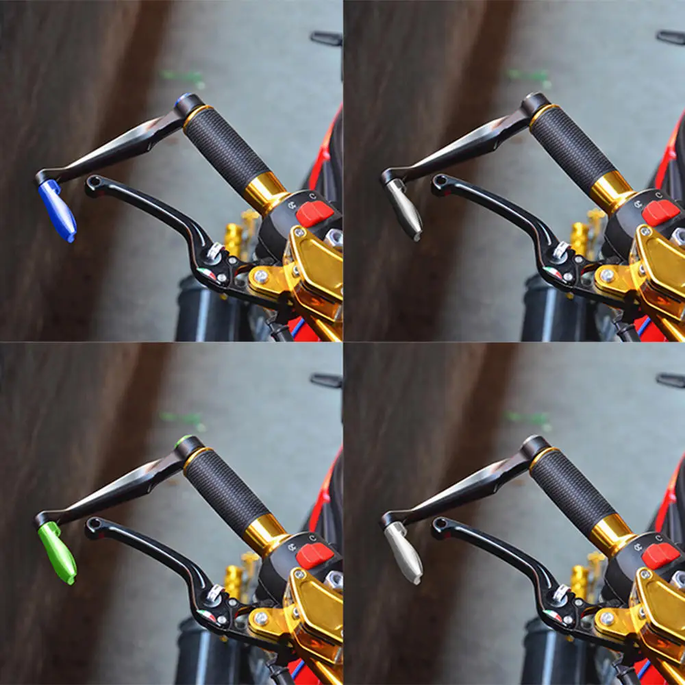 

1 Pair Universal Motorcycle Brake Clutch Lever Guard Protectors Aluminum Alloy For Honda Yamaha Brake Clutch Horn Protector