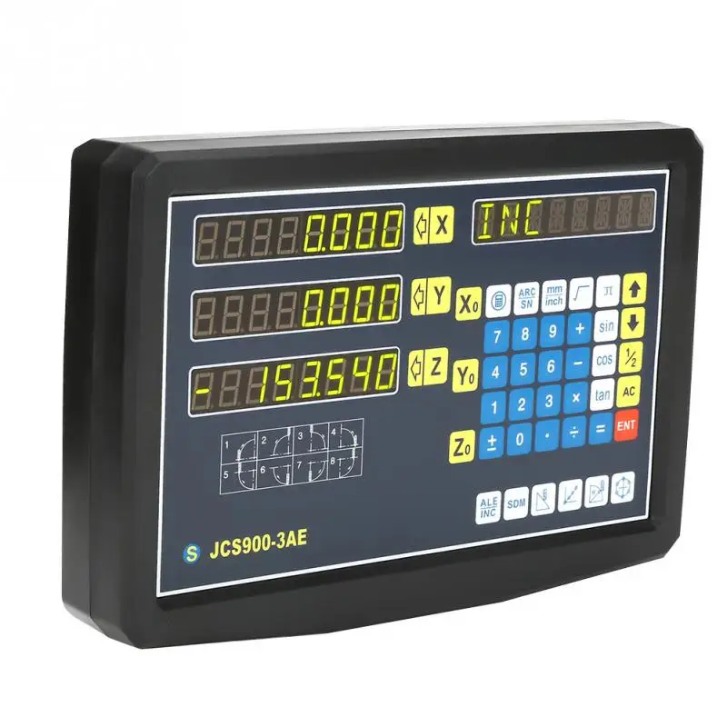 JCS900 3AE 100 мм/300 мм/500 мм Цифровой считываемый линейный шкаловый кодировщик 110 240 В
