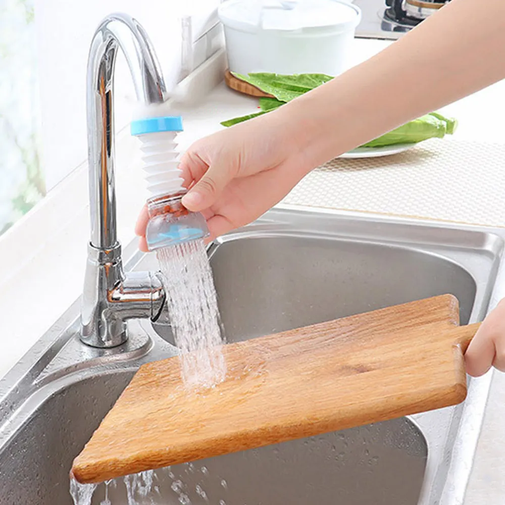 1pc 360 Degree Adjustable Water Tap Extension Filter Shower Bathroom Faucet Extender Home Kitchen Accessories | Дом и сад