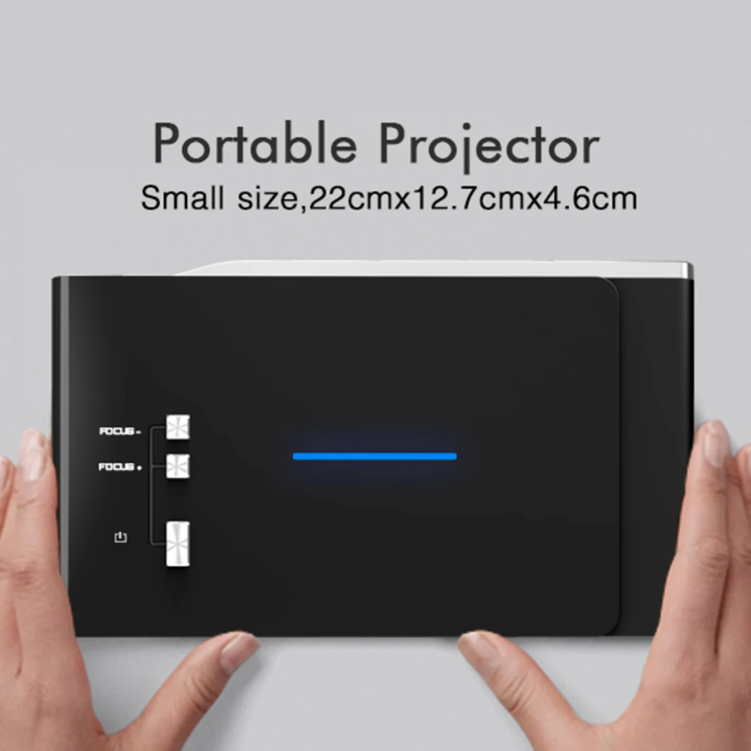 Портативный V5 1080P Android Wifi светодиодный проектор для Hd Hdmi 4K видео домашнего
