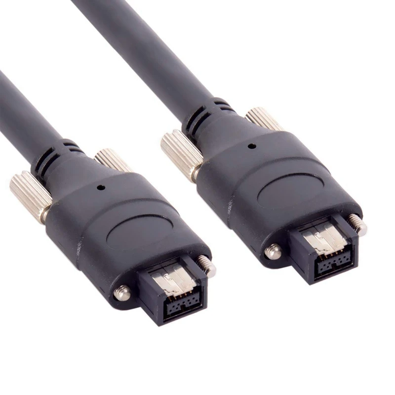 Firewire 800 Ieee 1394 9 контактный разъем на кабель винтовой Тип крепления для камеры 1 0 м| |