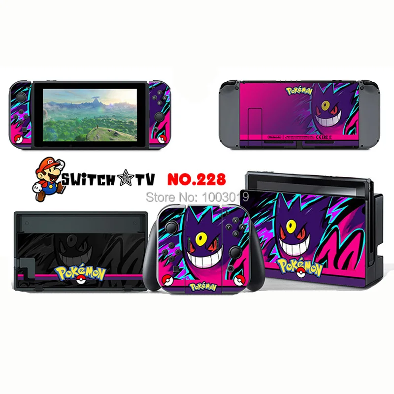 Набор виниловых наклеек для Pokemen/Zelda переключателей Nintendo Console и Joy Con Controlle|stickers