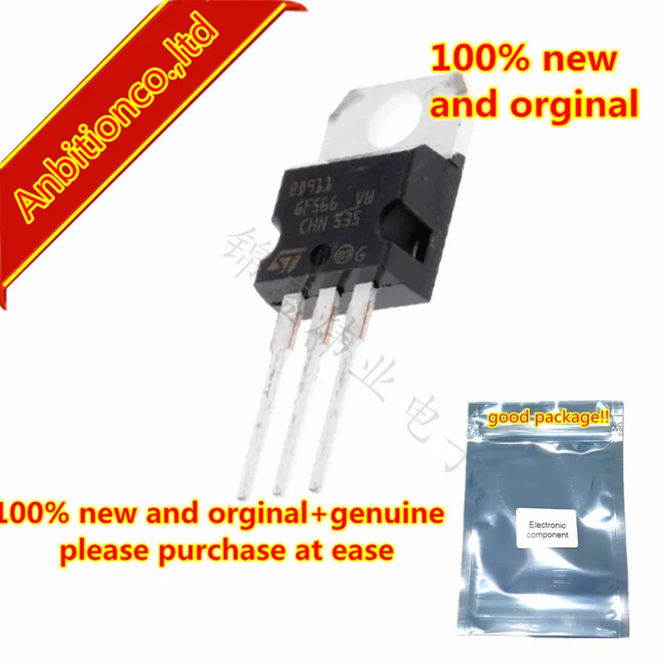 10 шт. 100% новые и оригинальные Силовые транзисторы BD911 TO 220 15A/100V (15A 90W)|Комплекты
