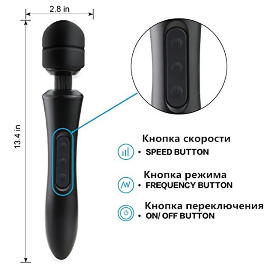 Волшебная палочка массажер новый мощный с Usb зарядкой Av Вибраторы для тела секс