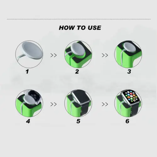 2019 док-станция для зарядки Держатель зарядного устройства Apple Watch iWatch 38 мм 42 серии