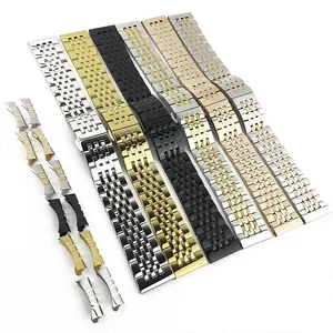 Ремешок из нержавеющей стали для мужчин и женщин, аксессуары для часов, водонепроницаемый браслет для занятий спортом на открытом воздухе, 14, 16, 18, 20, 22, 24 мм