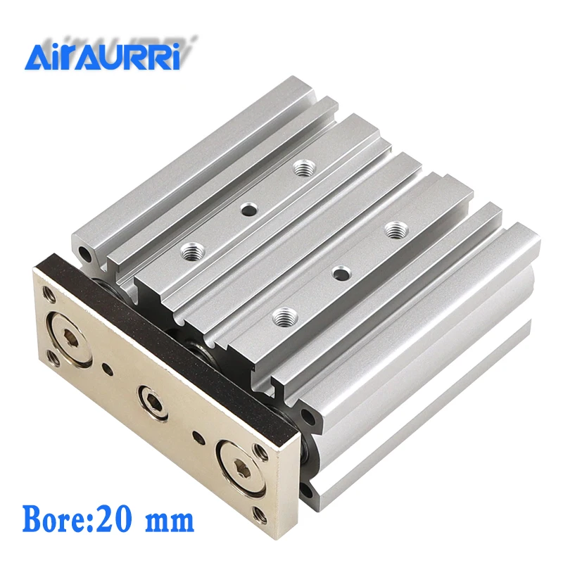 

MGPL20-25-50/75/100/125/150/175/200/250/300 компактный направляющий цилиндр шариковая втулка типа SMC