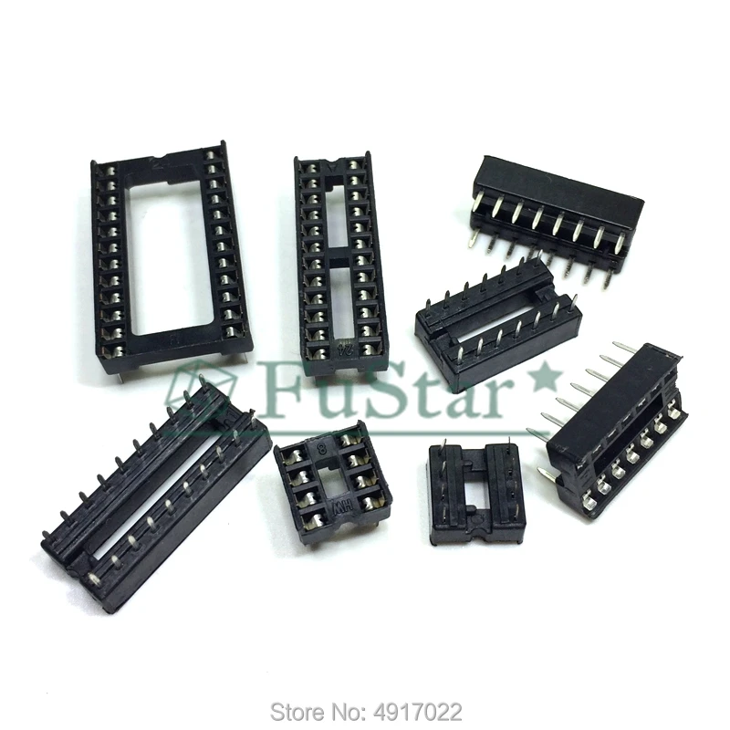 10 шт. разъемы IC DIP6 DIP8 DIP14 DIP16 DIP18 DIP20 DIP28 DIP40 разъем DIP 6 8 14 16 18 20 24 28 40 контактов |