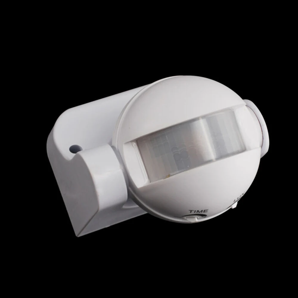 Outdoor PIR Motion Movement Sensor Detector Switch 180 degree Auto 220V/AC-240V/AC Security Lighting Lamp white / black | Обустройство