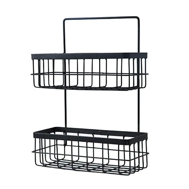 Nordic Simple Wrought Iron Rectangular Storage Basket Bathroom Toiletries Rack Coffee Table Desktop Sundries Box | Дом и сад