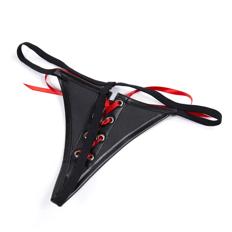 PU Leather Female Adjustable Chastity Cage With Bowknot Decor Drawstring BDSM Bondage Slave Erotic Sex Product for Woman Couple | Красота и