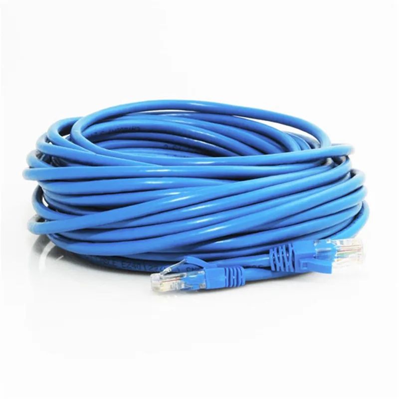 15m CAT5 RJ45 сетевой кабель Ethernet Интернет сеть LAN шнур для ПК маршрутизатор DSL модем