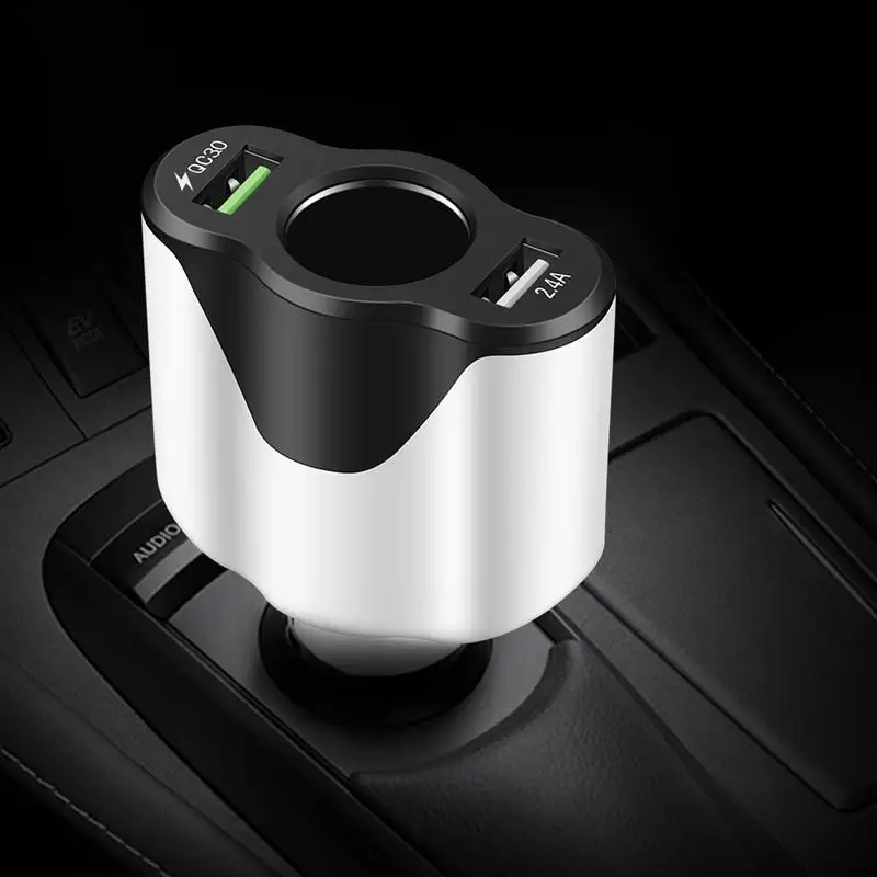 Автомобильный прикуриватель Быстрая зарядка 120 Вт Переходник USB для зарядки в