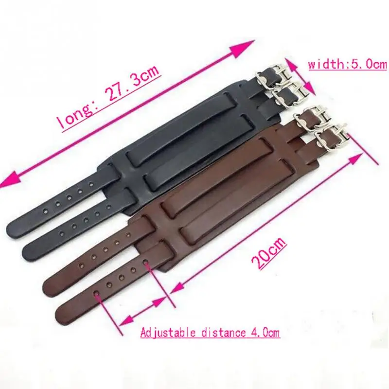 Кожаный мужской браслет на запястье в стиле панк Подарочный модный Джонни Депп