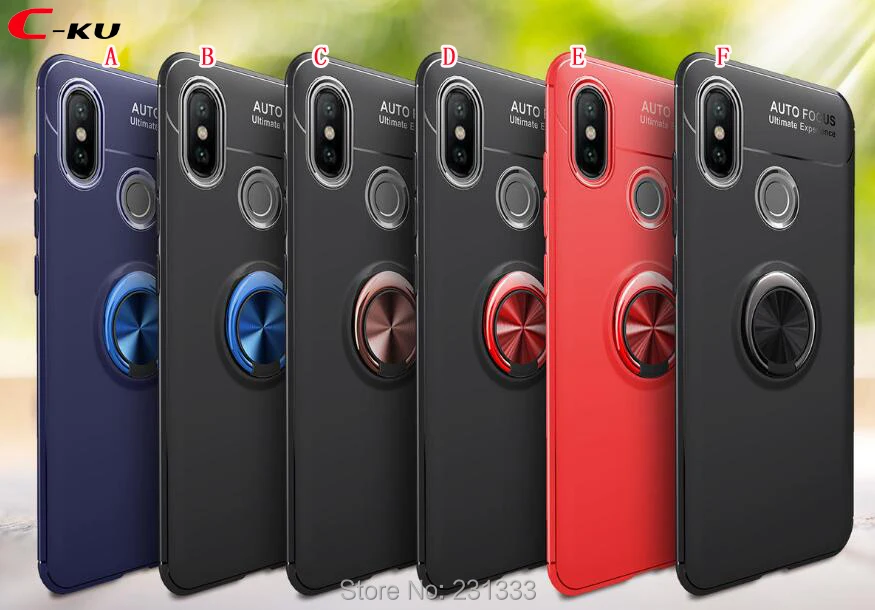 Мягкий чехол из ТПУ C-ku с магнитным креплением на присоске для Huawei Y9 2019 Honor 8C MATE 20 X