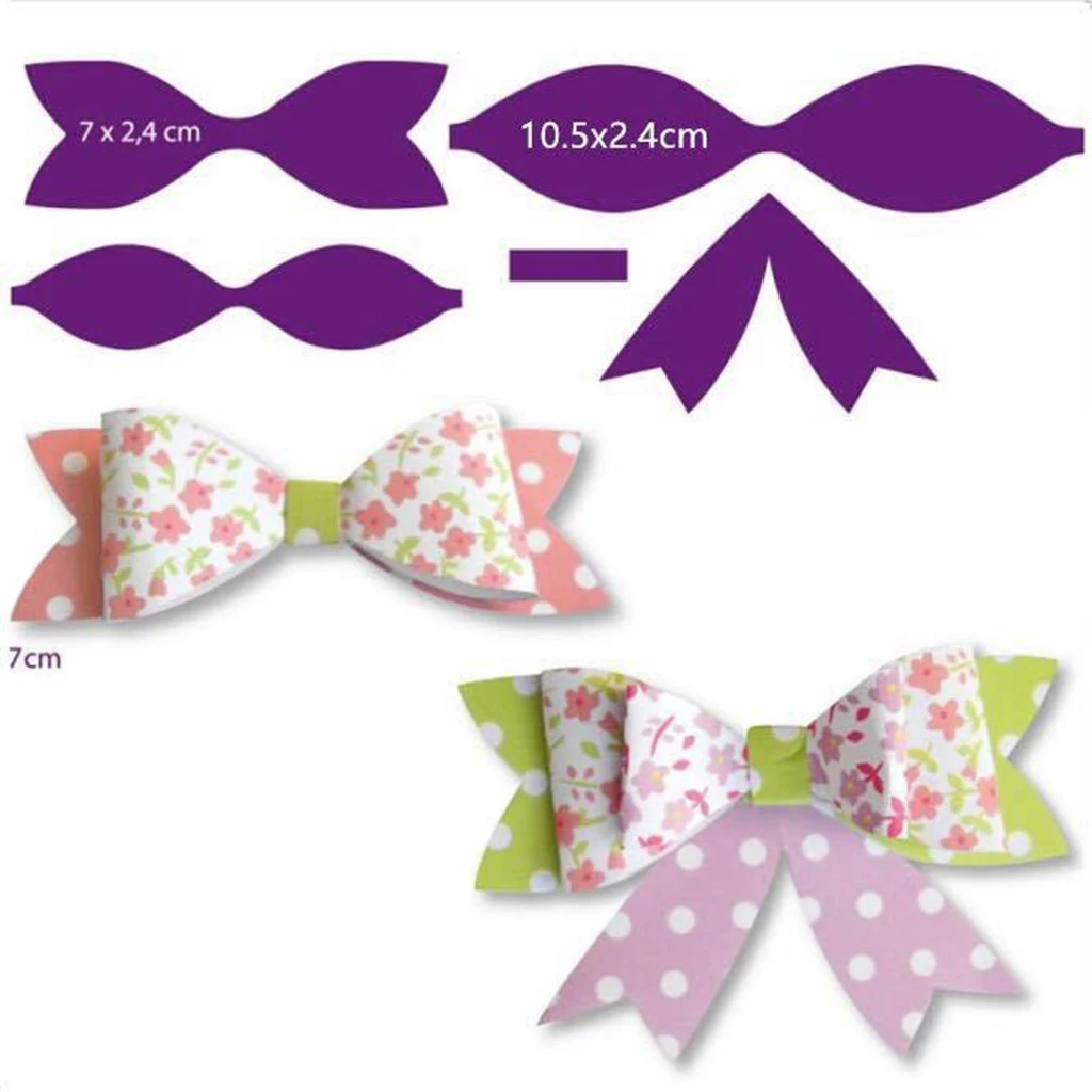 Набор бантов с бантами металлические режущие штампы трафареты лента для