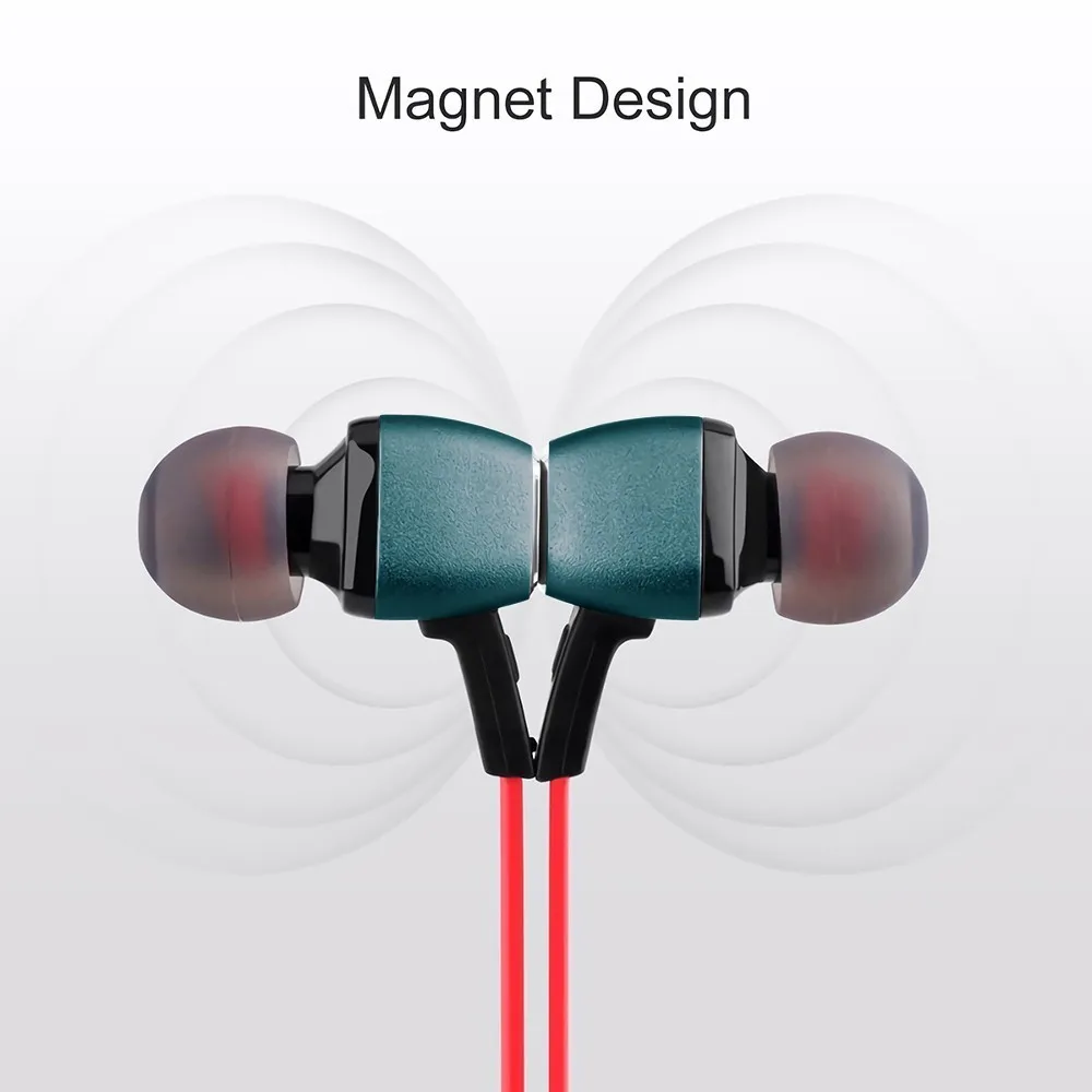 CHYI Bluetooth наушники беспроводные спортивные магнитная гарнитура стерео микрофон