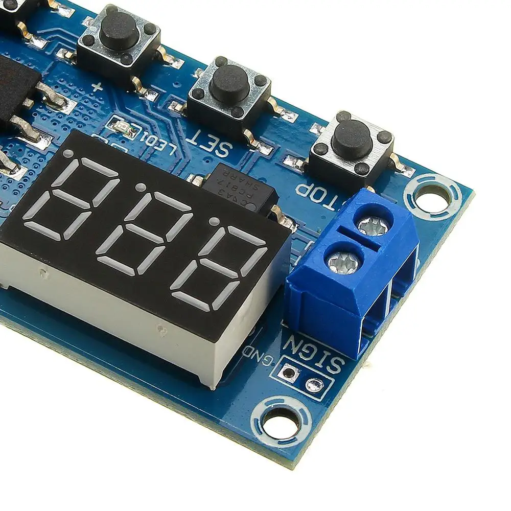 LEORY DC 5V 36V цикл запуска переключатель задержки времени двойной MOS Модуль платы