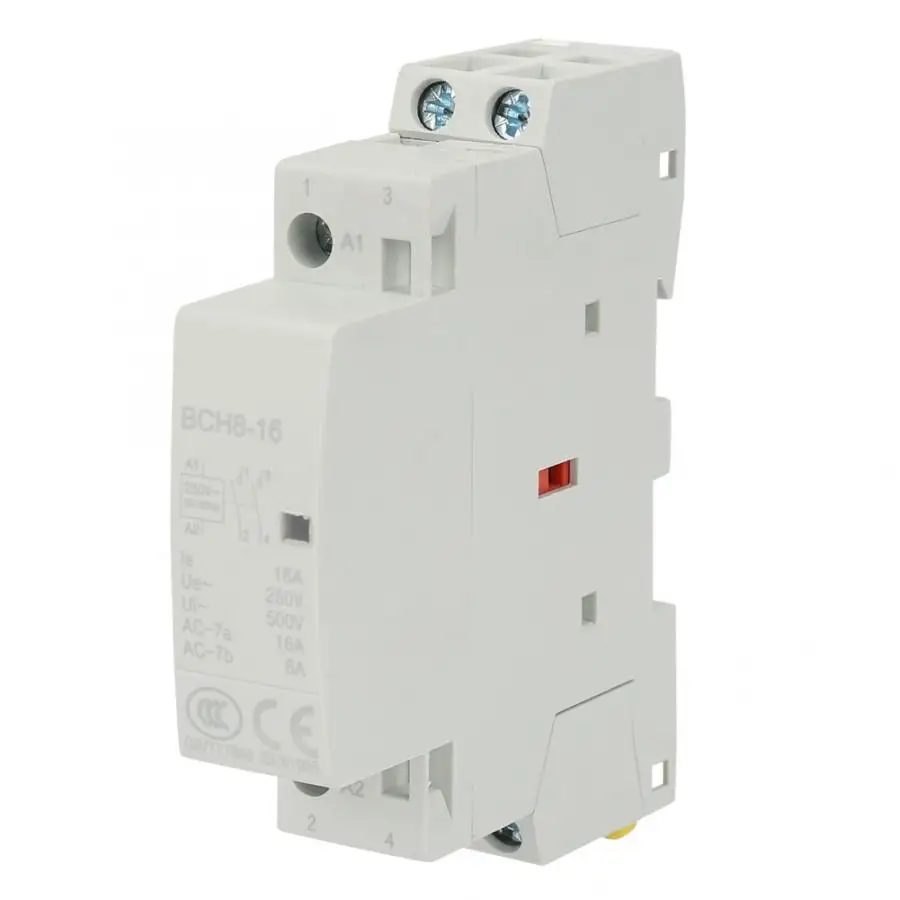 2P 16A 220V/230V 2NO 50/60HZ Din Rail AC контактор для дома|Замыкатели| |