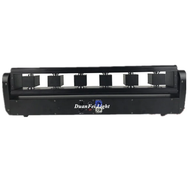 2 Лот Горячая продажа RGB полный цвет 6 головок толстый луч движущаяся головка