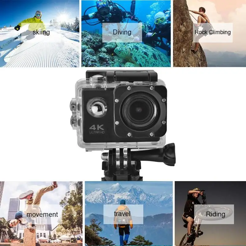 Новый 4k экшн Камера оригинальный F60 с Wi Fi и дистанционным управлением 2 0 дюймов ЖК