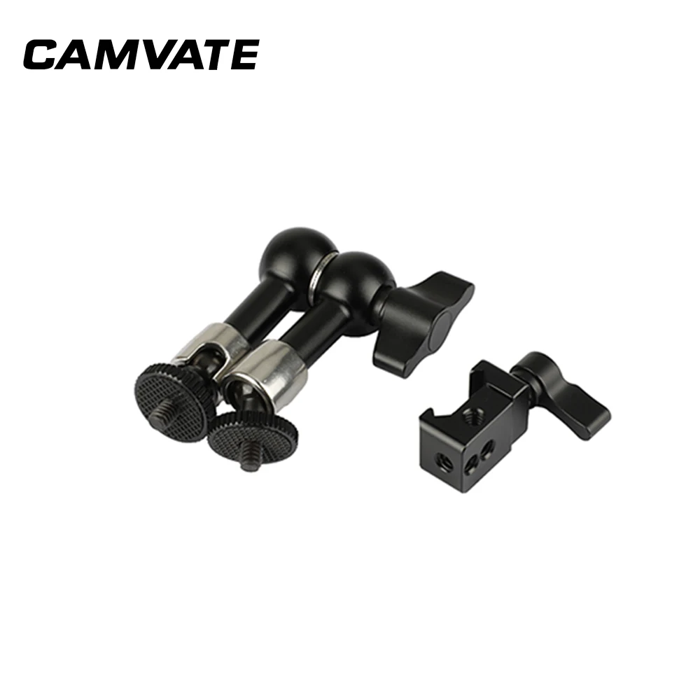 Шарнирный магический рычаг CAMVATE 7 дюймов с шариковой головкой 1/4 дюйма и зажимом