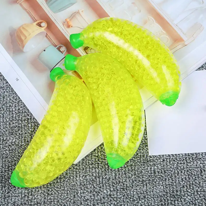 Инновационный банановый Squishy игрушки вентиляционный мяч реалистичные фрукты для