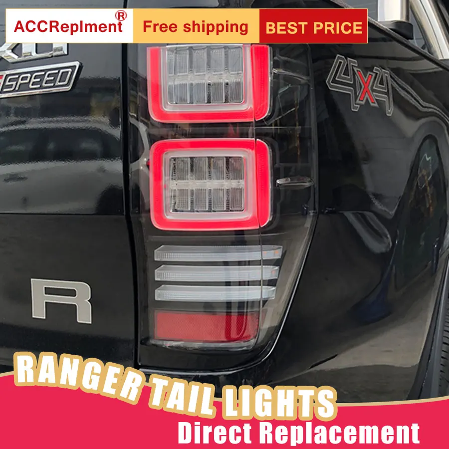Новый светодиодный задний фонарь в сборе для Ford Ranger 2012-2019 стоп-сигнал DRL