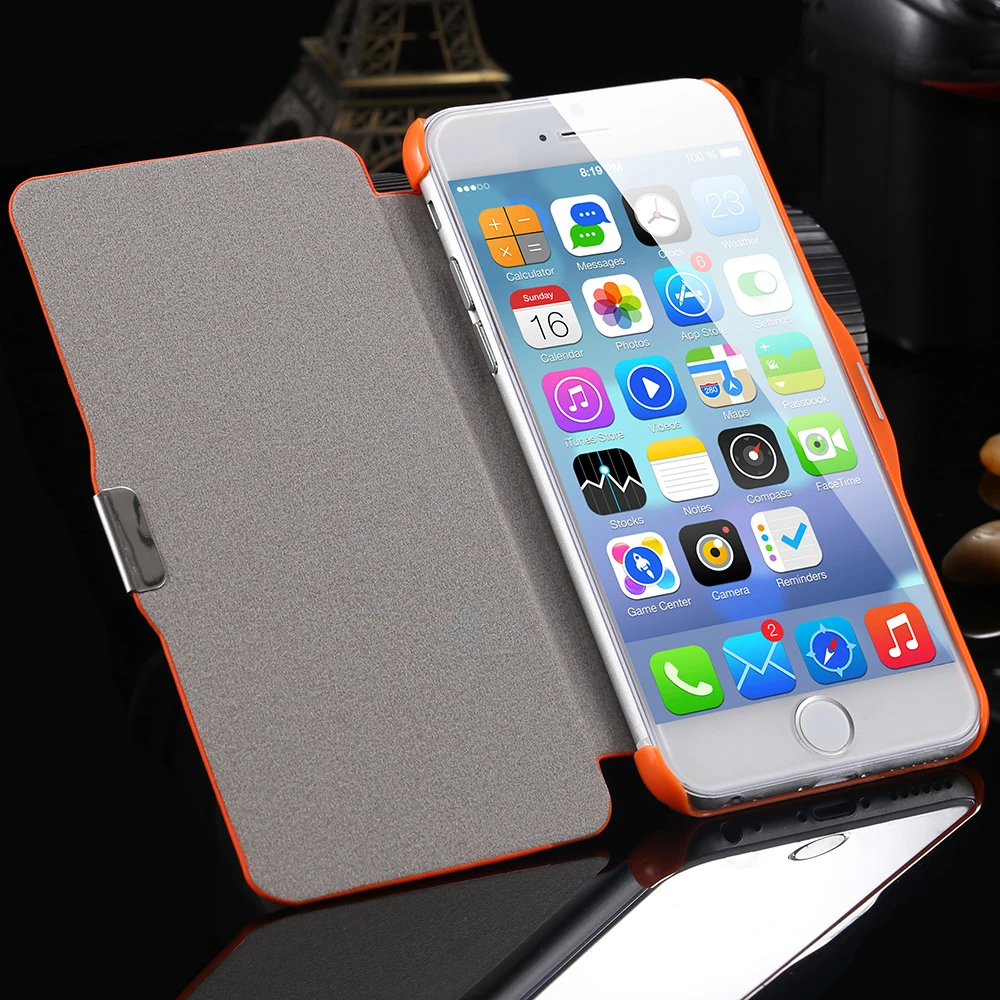 Магнитный чехол KISSCASE для iPhone 6 6S Plus чехлы телефонов 5C 5 5S SE ультра тонкий тканевый с