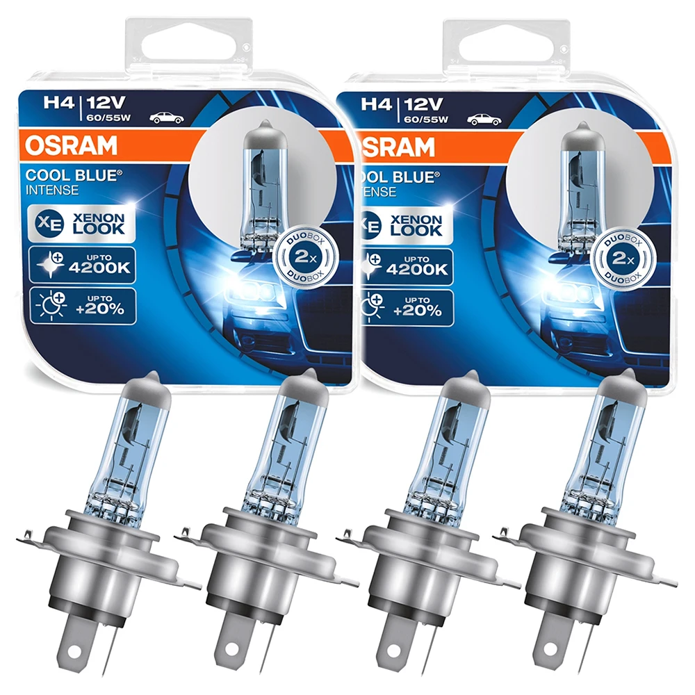 Галогенная лампа H4 OSRAM COOL BLUE INTENSE 2 шт. | Автомобили и мотоциклы