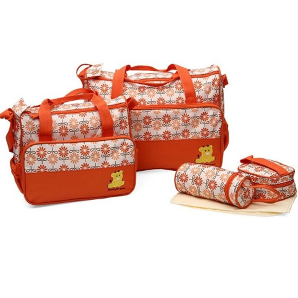 Новинка 5 шт. Пеленки Tote Сумочка в комплекте Многофункциональная сумка для