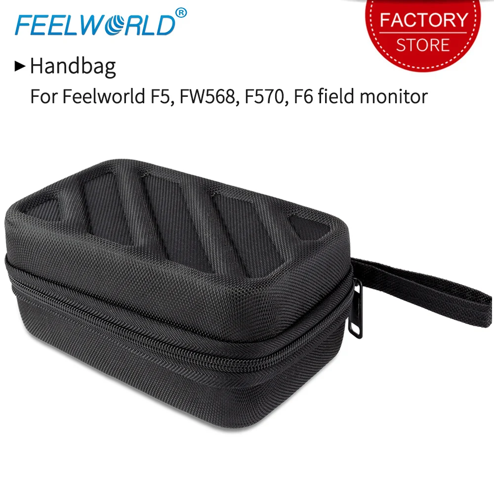 Feelworld Портативный Сумки из натуральной кожи для F5 FW568 F570 F6 полевая камера монитор