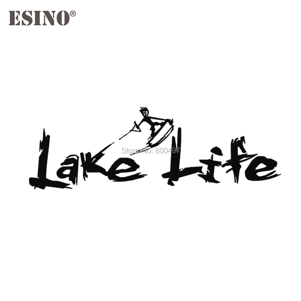 

10 x Newest Design Funny Lake Life Car Creative Decorative Auto Decal Cartoon Car Reflective Car Body Decal Pattern Vinyl