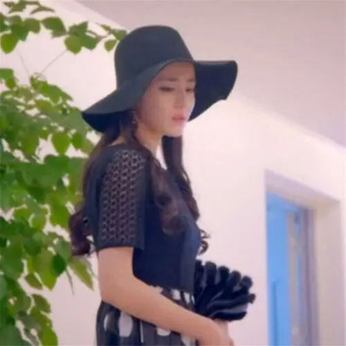 2019 Fashion New Women Girl Ladies Floppy Wide Brim Wool Felt Bowler Beach Hat Solid Sun Cap | Аксессуары для одежды