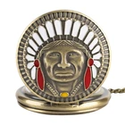 Карманные часы в стиле ретро, для пожилых, модные, цветные, портретный дизайн, брелок, Бронзовый кулон, цепочка, лучшие подарки для мужчин и женщин