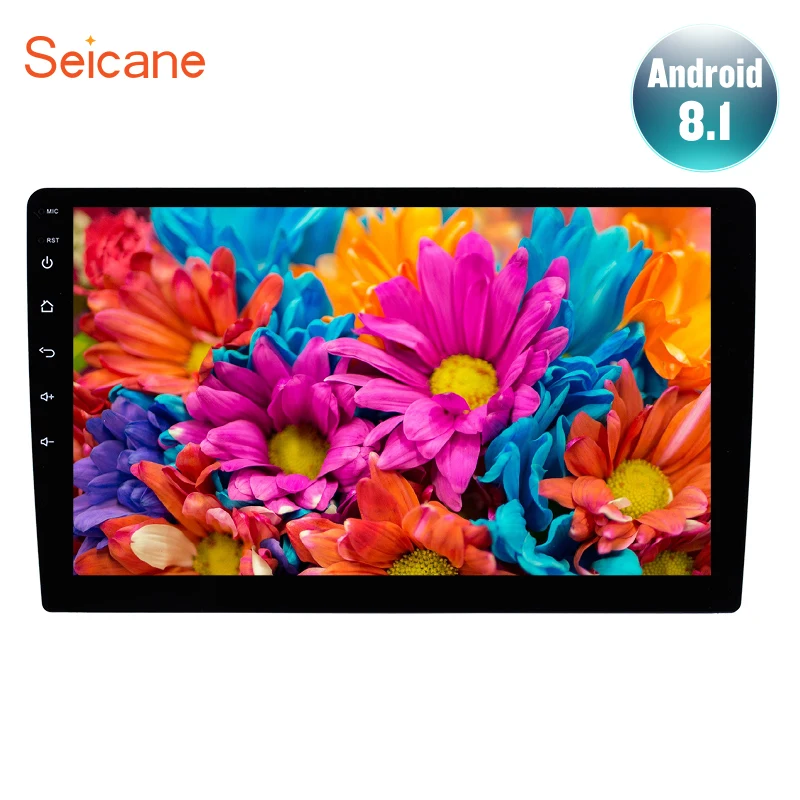 Seicane 2 Din Универсальный Android 8 1 10 дюймов gps Navi автомобильный стерео головное