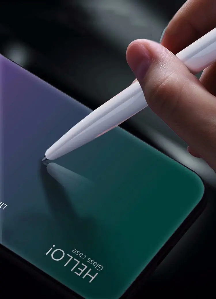 1 шт./лот чехол из закаленного стекла с градиентом для Samsung A7 2018 A750 A9 J4 Plus J6 A6s A8s Star Pro