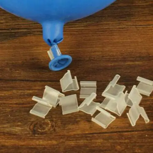 100 шт. воздушные шары зажимы для галстуков герметизации гелиевых газовых