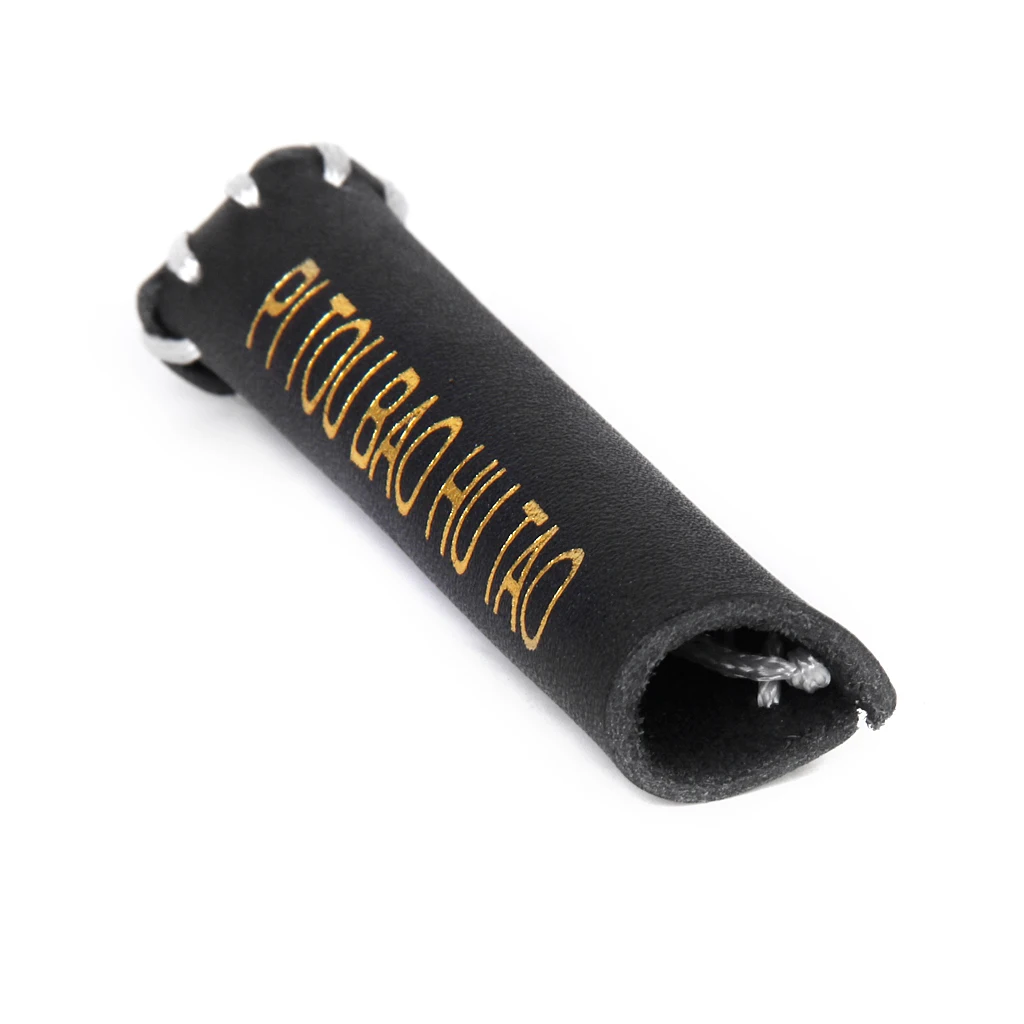 Профессиональная настольная игра черный кожаный Снукер Cue Tip Cover Protector Sleeve fit 10-11 мм