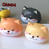 cute contact lenses case dog aminal travel lens box with mirror eye lenses holder container contact lens ca2414