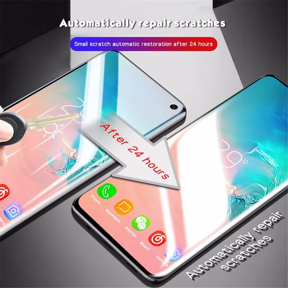 Полностью Мягкая Гидрогелевая пленка для Samsung Galaxy J 4 3 6 A 8 5 7 A51 защитная 9D S 10E 20 Plus