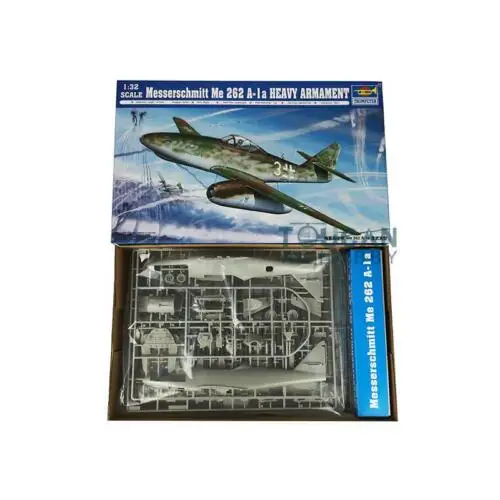 Трубач 02260 1/32 ME262 A 1A тяжелого оружия модели самолета самолетостроение комплект