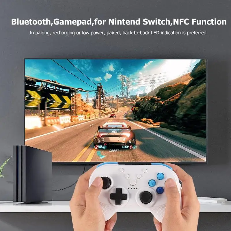 Мини беспроводной с вибрацией и Bluetooth геймпадом для переключателя NAND функцией