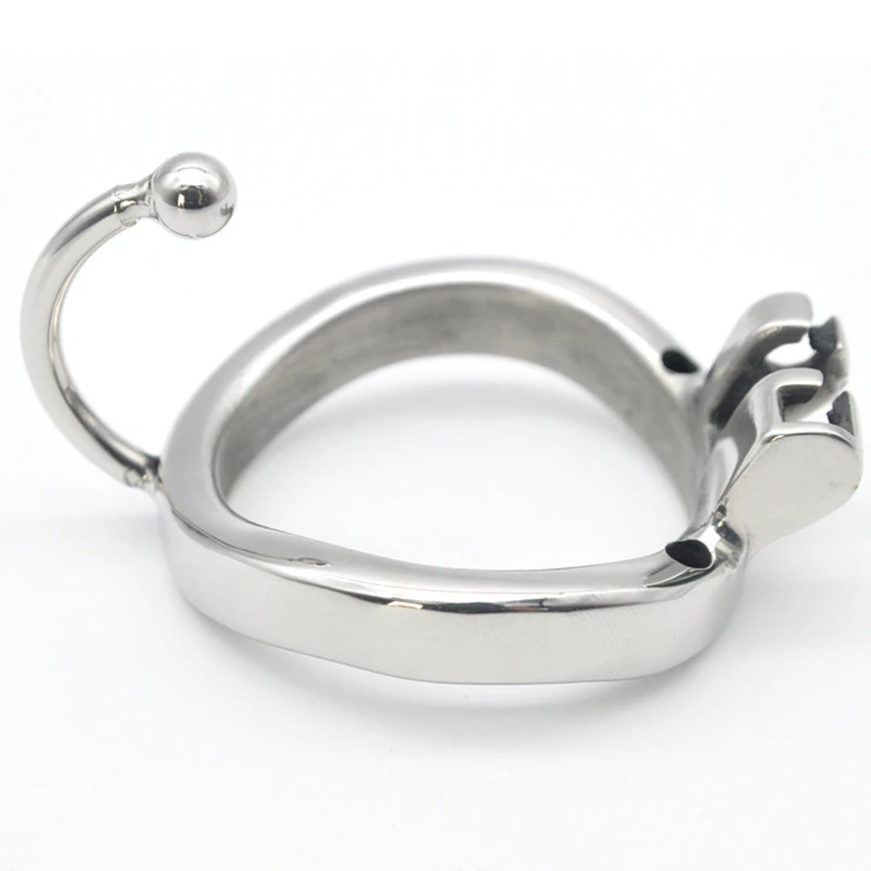 Stainless Steel Male Chastity Devices Large Cock Cage With Base Arc Ring Penis Sleeve Lock Adult Games Bondage Sex Toys For Man | Красота и